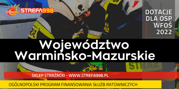 Woj. Warmińsko-Mazurskie - dotacja WFOŚ 2022