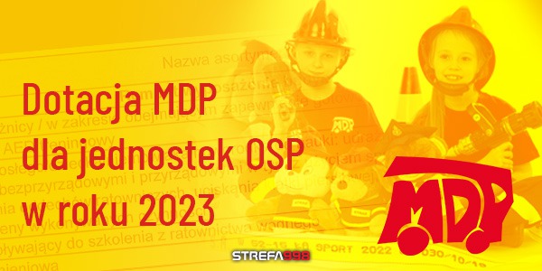 Dotacja MDP dla jednostek OSP w roku 2023